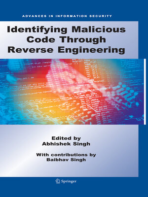 cover image of Identifying Malicious Code Through Reverse Engineering